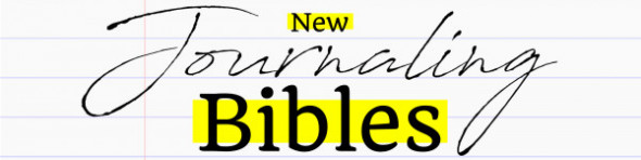 New Journaling Bibles 2021 Banner